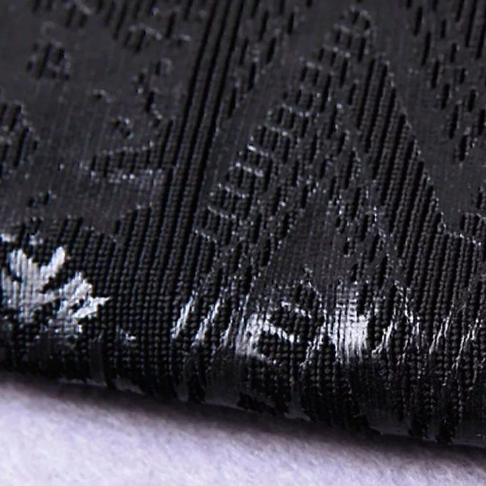 Black Metallic Leather Bandage Skirt Geometric Mini Bodycon High Waist Skirt S - Picture 7 of 12